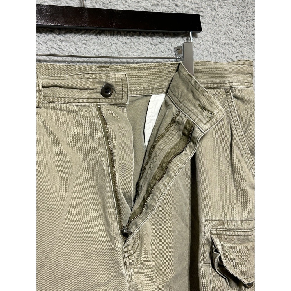 Vintage Y2K Polo Jeans Company Ralph Lauren Shorts Cargo 67 Twill Men 36 - Picture 5 of 11